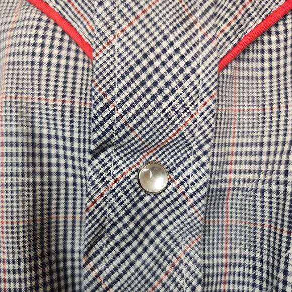 Vintage Kenny Rogers Western Pearl Snap Button Shirt Mens 17-35 XL USA Made - Picture 3 of 9
